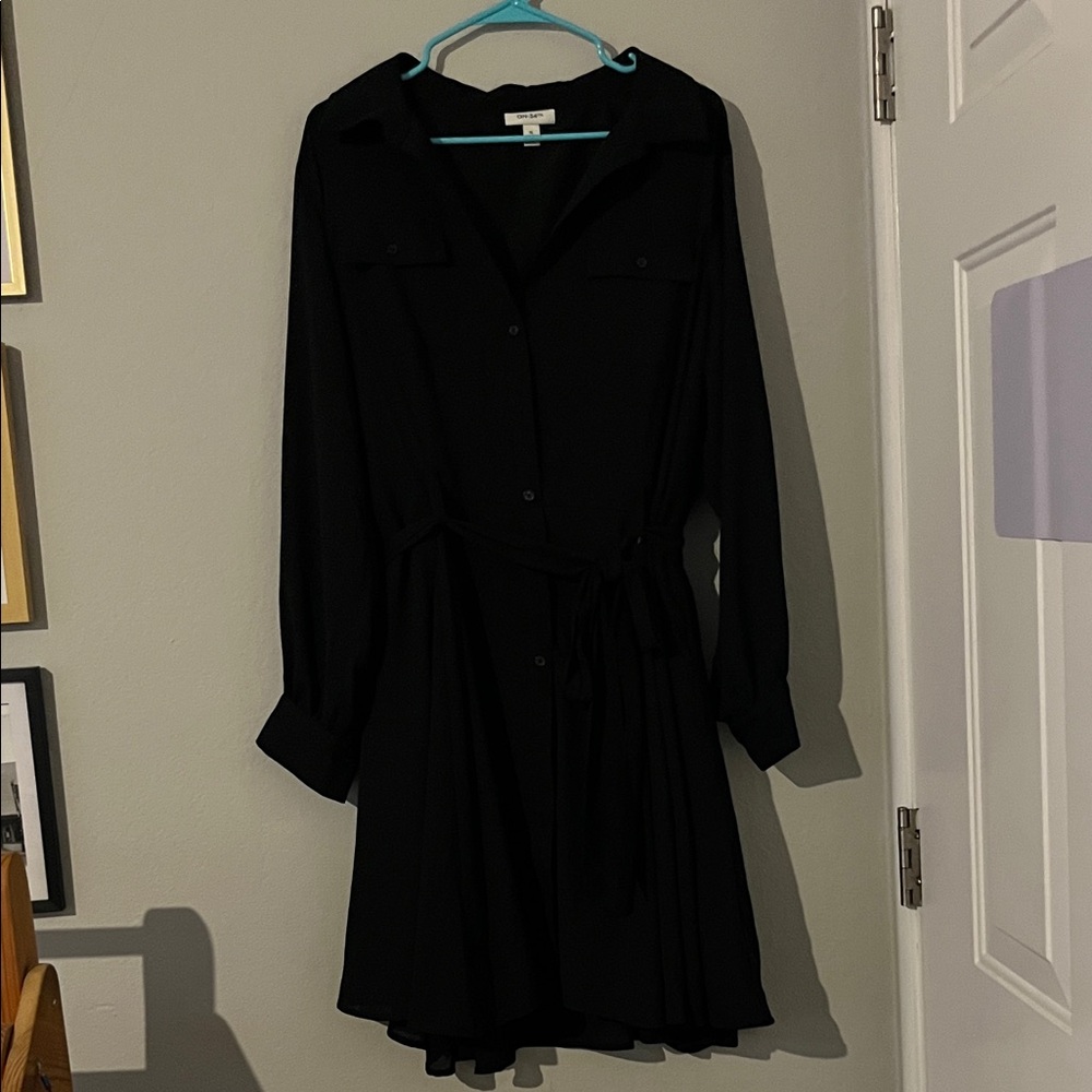 Chic Black Long Sleeve Dress